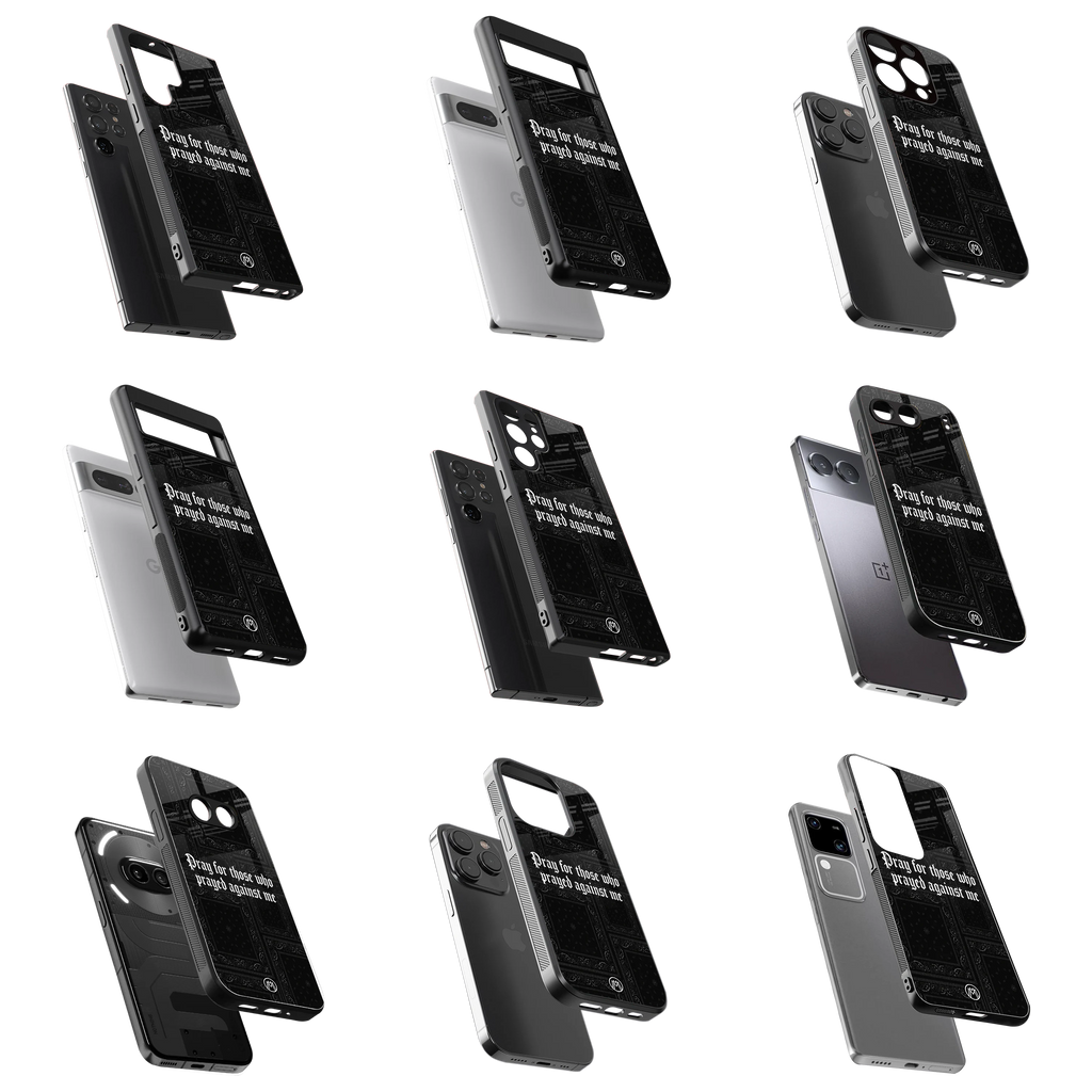 Durable Glass Back Mobile Case for iPhone, Samsung, OnePlus, Google Pixel, Redmi, Vivo, Oppo
