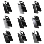 Durable Glass Back Mobile Case for iPhone, Samsung, OnePlus, Google Pixel, Redmi, Vivo, Oppo
