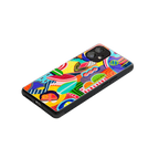 retro abstract back phone cover | glass case for nothing phone 1