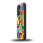 retro abstract back phone cover | glass case for oneplus nord ce 3