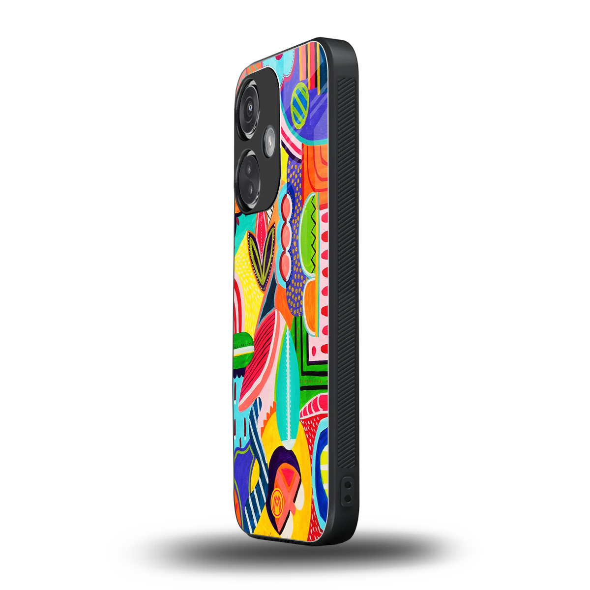 retro abstract back phone cover | glass case for oneplus nord ce 3