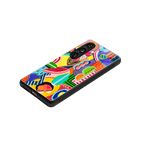 retro abstract back phone cover | glass case for samsung galaxy s24