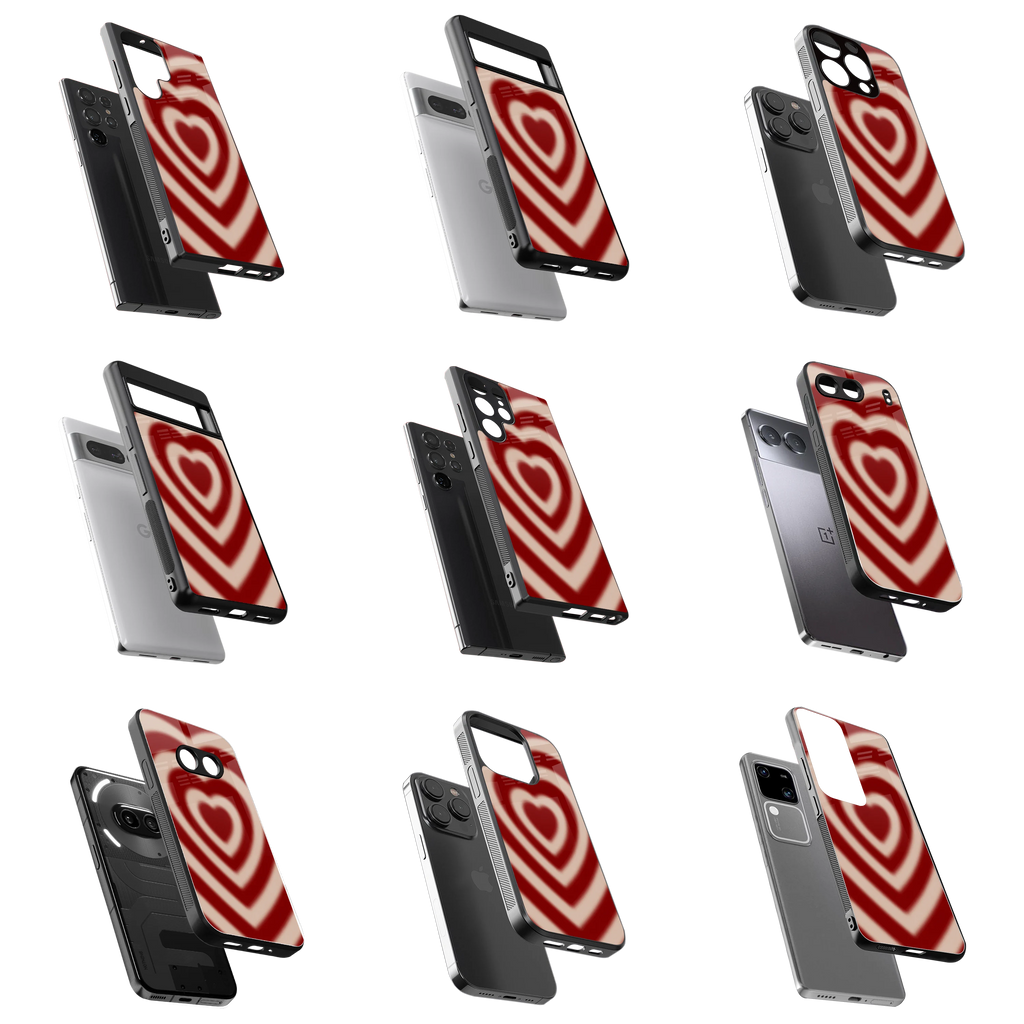 Durable Glass Back Mobile Case for iPhone, Samsung, OnePlus, Google Pixel, Redmi, Vivo, Oppo