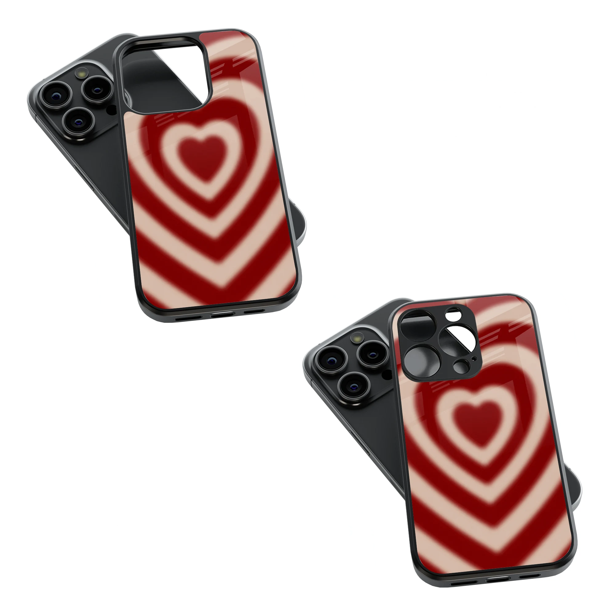 Trendy Glass Back Mobile Case for iPhone, Samsung, Redmi, OnePlus, Google Pixel, Motorola