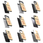 Durable Glass Back Mobile Case for iPhone, Samsung, OnePlus, Google Pixel, Redmi, Vivo, Oppo