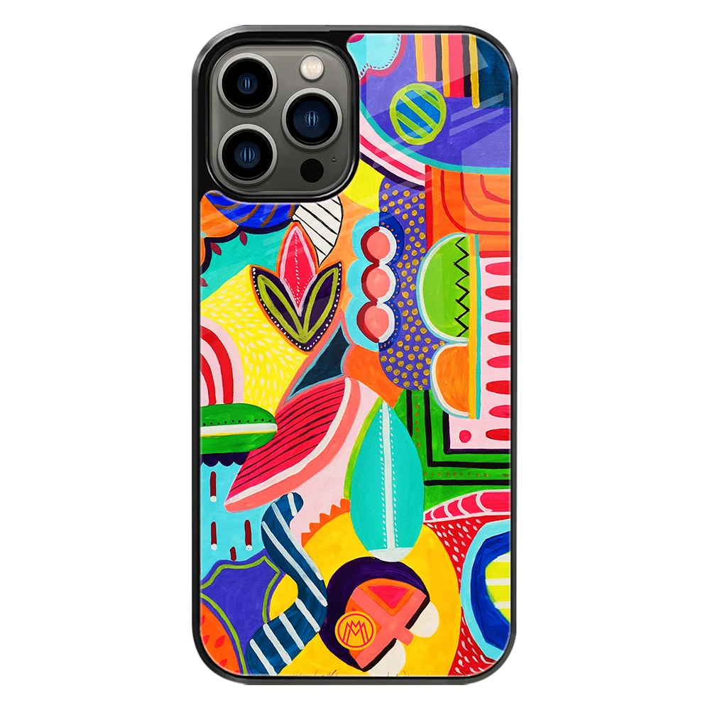 Premium Glass Back Mobile Phone Cover for iPhone, Samsung, OnePlus, Google Pixel, Redmi, Oppo, Vivo & Realme