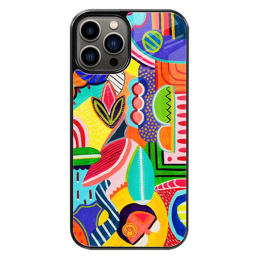 Premium Glass Back Mobile Phone Cover for iPhone, Samsung, OnePlus, Google Pixel, Redmi, Oppo, Vivo & Realme