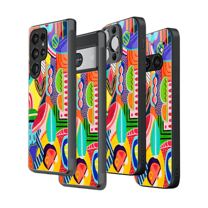Stylish Glass Back Case for All Smartphones – iPhone, Samsung, OnePlus, Pixel, Redmi, Oppo, Vivo, Motorola
