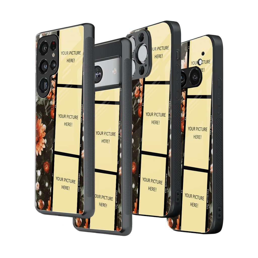 Polaroid Personalised Glass Phone Case