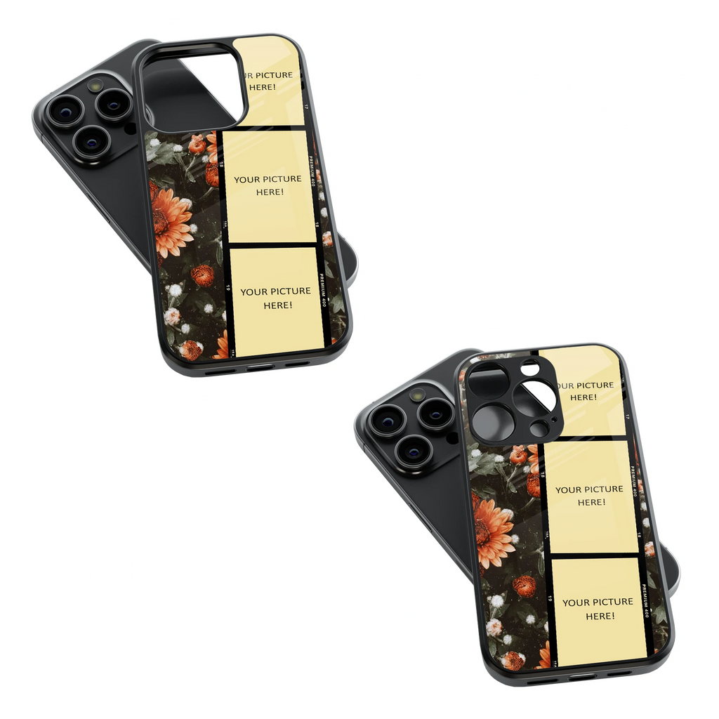 Polaroid Personalised Glass Phone Case