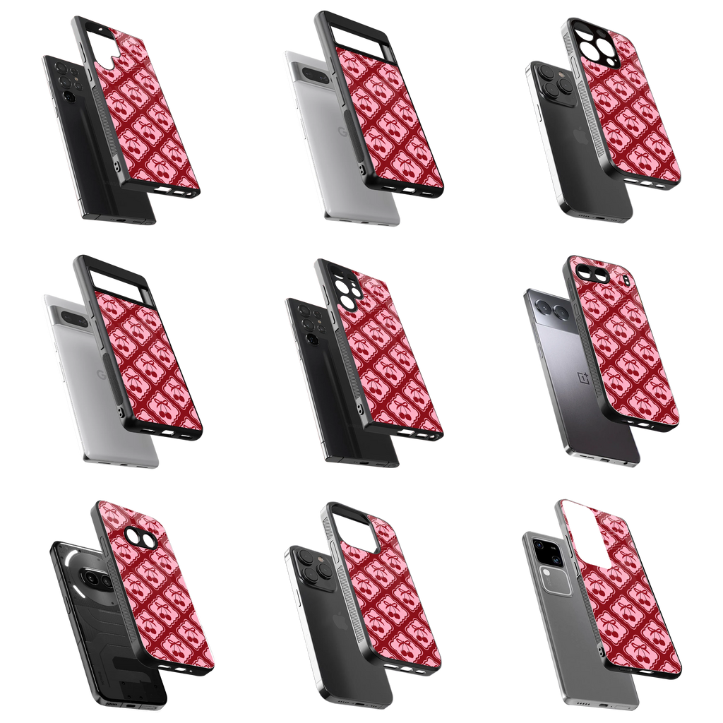 Durable Glass Back Mobile Case for iPhone, Samsung, OnePlus, Google Pixel, Redmi, Vivo, Oppo