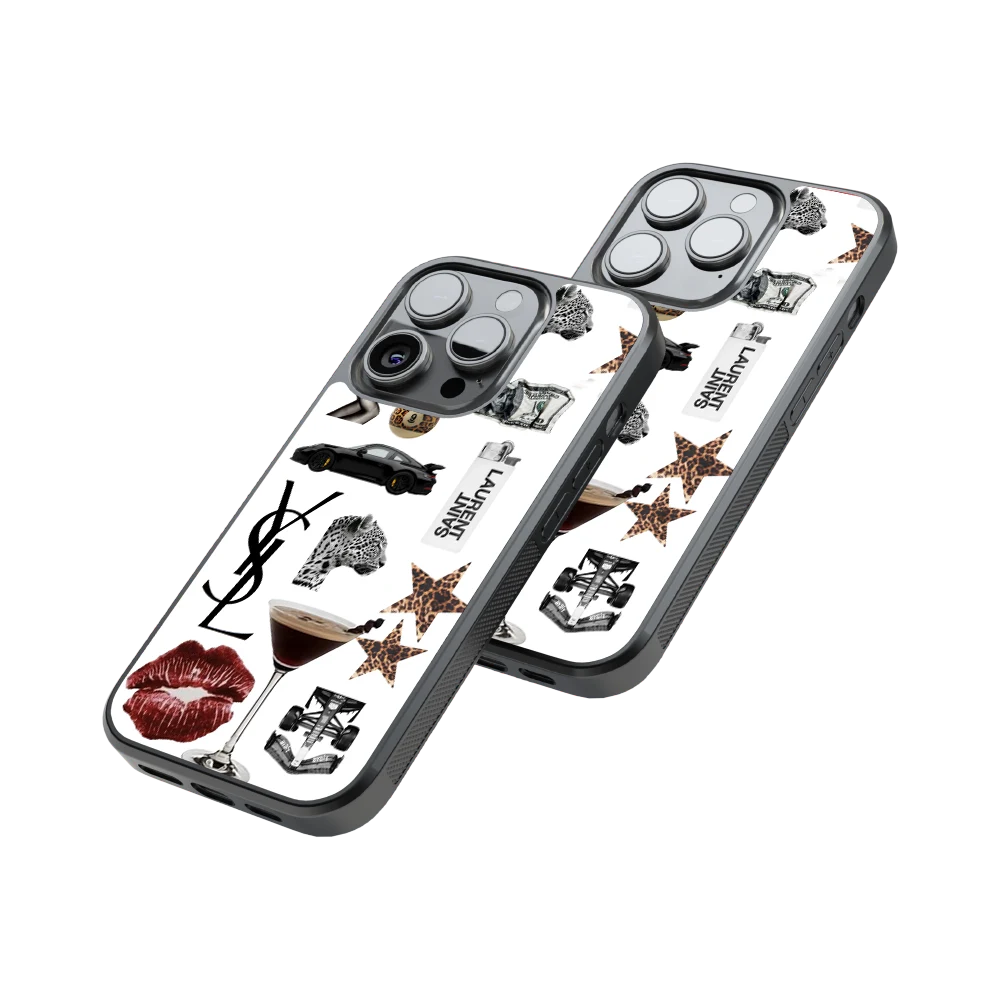 Protective Glass Back Phone Case Compatible with iPhone, Samsung, OnePlus, Pixel & More