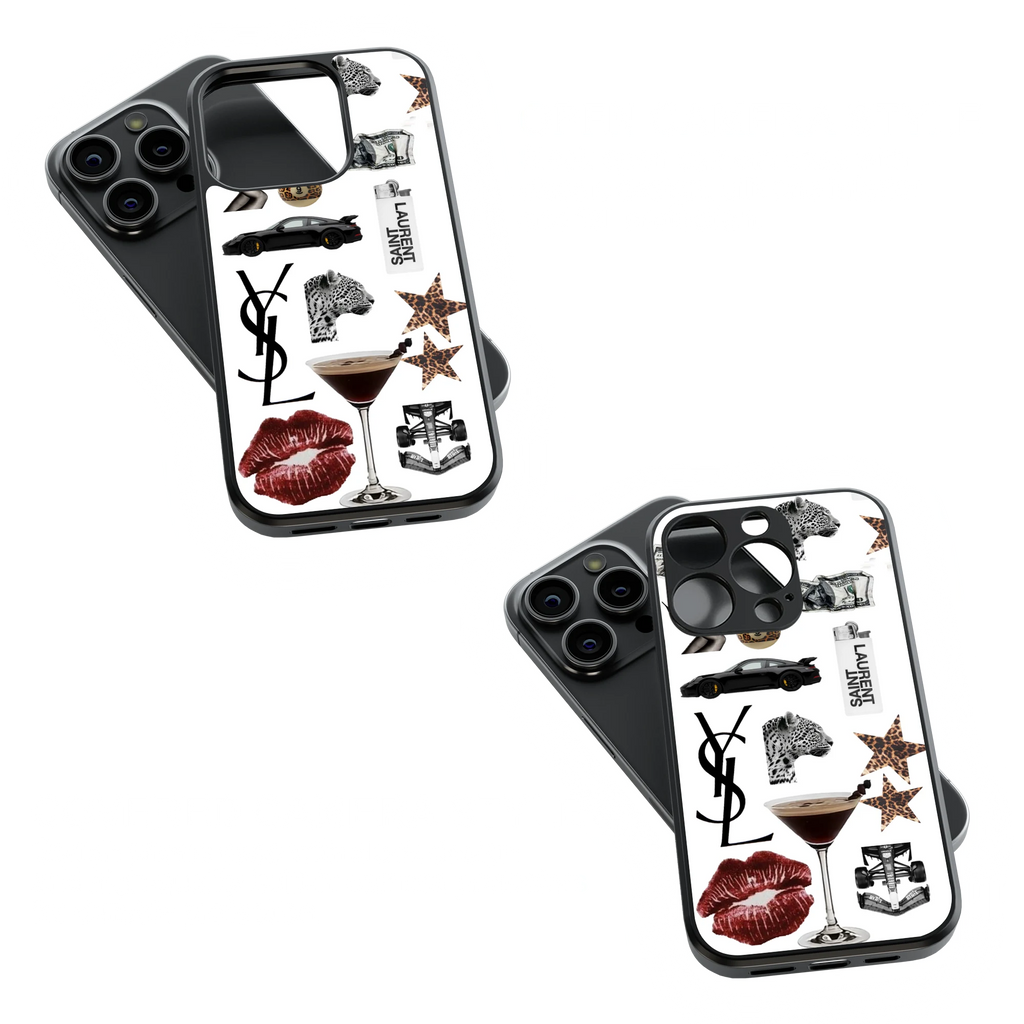 Trendy Glass Back Mobile Case for iPhone, Samsung, Redmi, OnePlus, Google Pixel, Motorola
