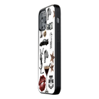 Slim Glass Back Phone Case for Multiple Brands iPhone, Samsung, Redmi, OnePlus, Oppo, Vivo