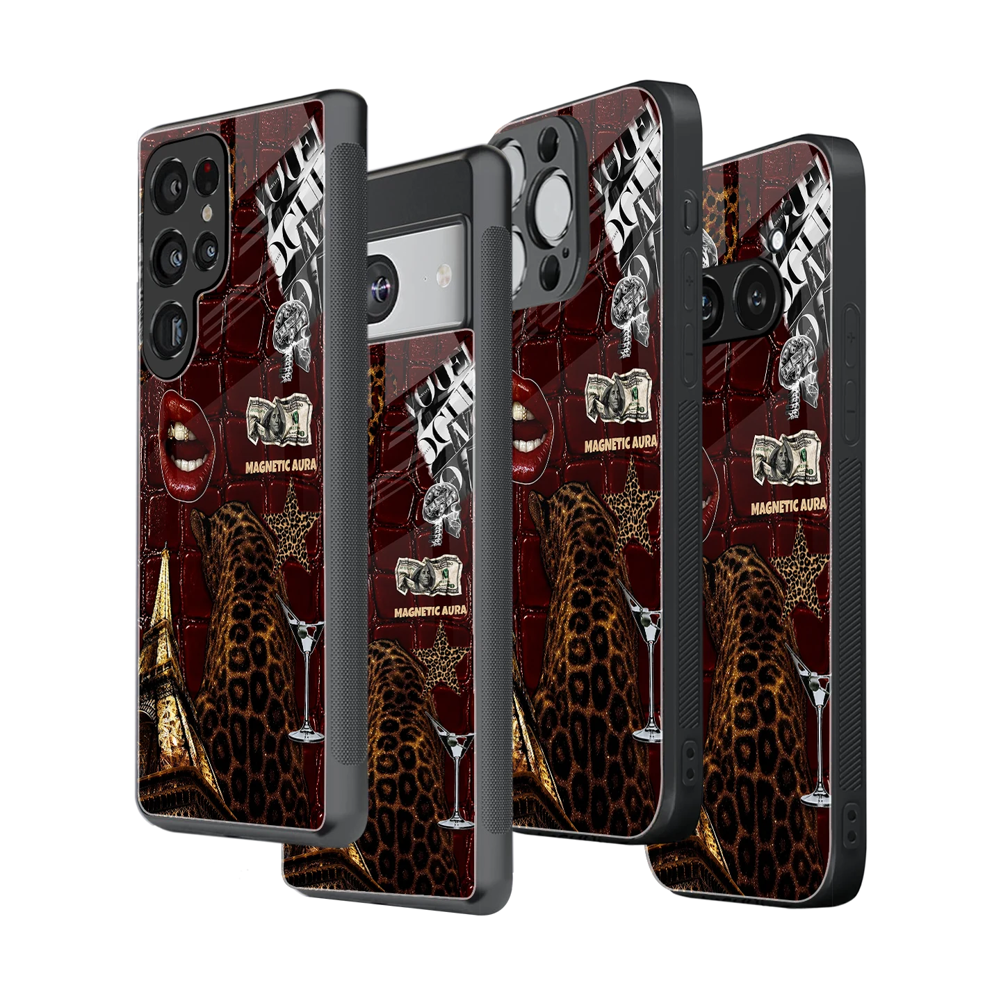 Stylish Glass Back Case for All Smartphones iPhone, Samsung, OnePlus, Pixel, Redmi, Oppo, Vivo, Motorola