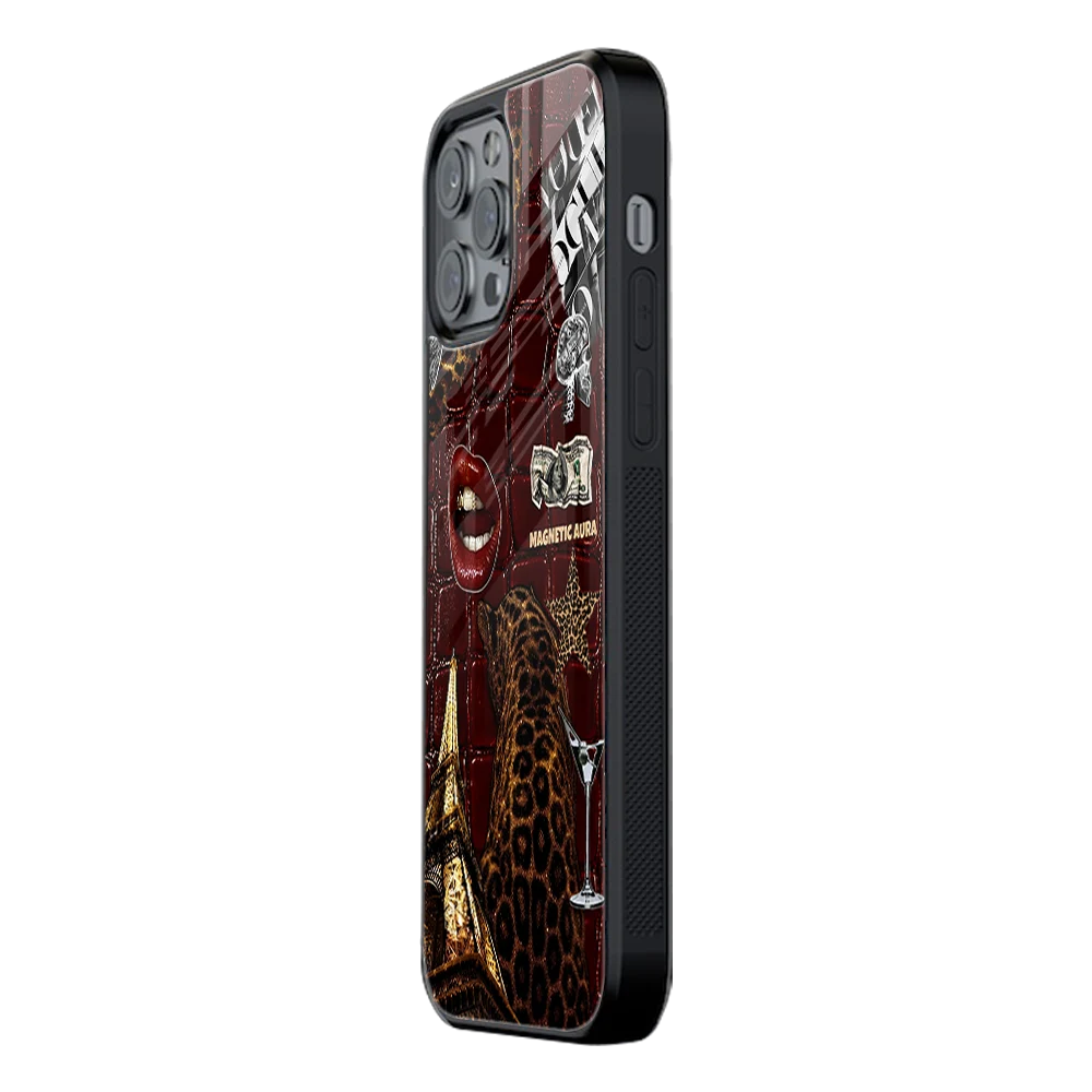 Slim Glass Back Phone Case for Multiple Brands iPhone, Samsung, Redmi, OnePlus, Oppo, Vivo