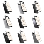 Durable Glass Back Mobile Case for iPhone, Samsung, OnePlus, Google Pixel, Redmi, Vivo, Oppo