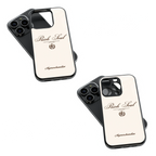 Trendy Glass Back Mobile Case for iPhone, Samsung, Redmi, OnePlus, Google Pixel, Motorola