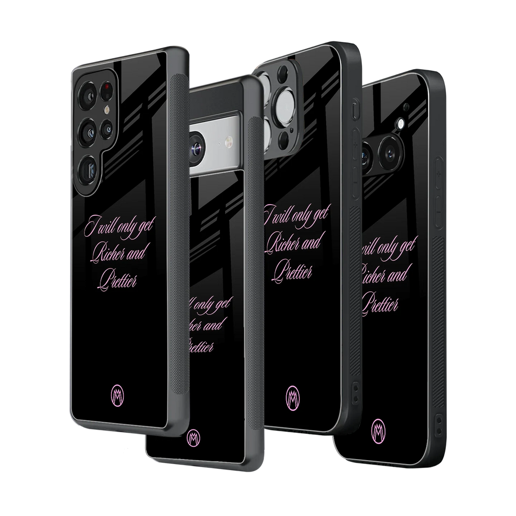Stylish Glass Back Case for All Smartphones iPhone, Samsung, OnePlus, Pixel, Redmi, Oppo, Vivo, Motorola