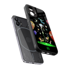 rick and morty amoled back phone cover | glass case for nothing phone 1