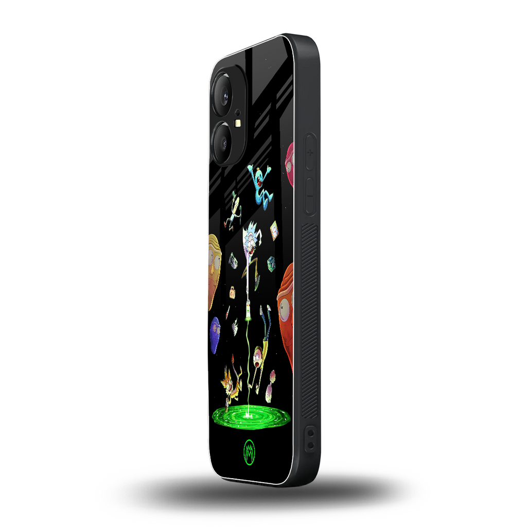 rick and morty amoled back phone cover | glass case for nothing phone 1