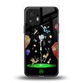 rick and morty amoled back phone cover | glass case for nothing phone 2