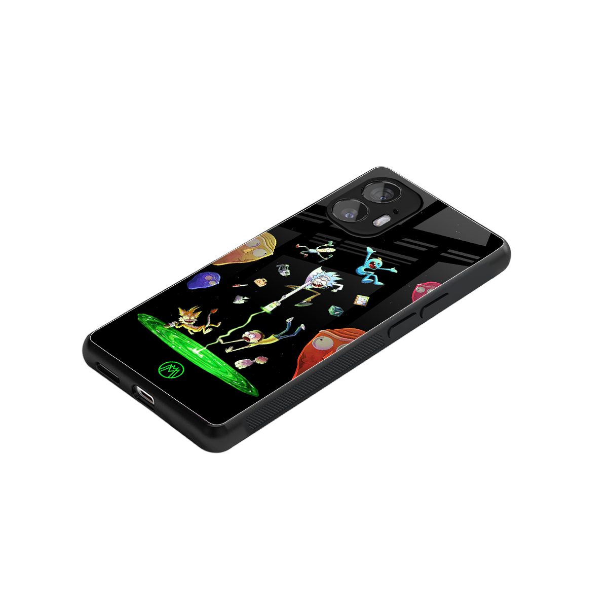 rick and morty amoled back phone cover | glass case for nothing phone 2