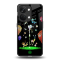 rick and morty amoled back phone cover | glass case for oneplus nord 3
