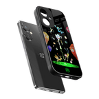 rick and morty amoled back phone cover | glass case for oneplus nord ce 3