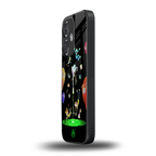 rick and morty amoled back phone cover | glass case for oneplus nord ce 3