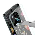 rick and morty amoled back phone cover | glass case for oneplus nord ce 3