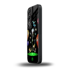 rick and morty amoled back phone cover | glass case for oneplus nord ce 4