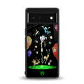 rick and morty amoled back phone cover | glass case for Google Pixel 6A