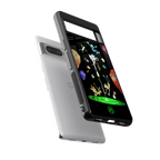 rick and morty amoled back phone cover | glass case for google pixel 7 pro