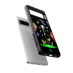 rick and morty amoled back phone cover | glass case for google pixel 8 pro