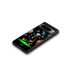 rick and morty amoled back phone cover | glass case for google pixel 8 pro