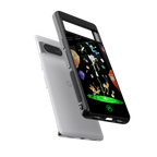 rick and morty amoled back phone cover | glass case for Google Pixel 8