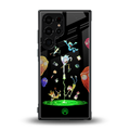 rick and morty amoled back phone cover | glass case for samsung galaxy s23 ultra