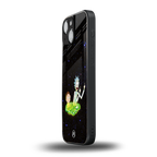 rick and morty fo aesthetic back phone cover | glass case for iphone 13 mini