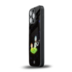 rick and morty fo aesthetic back phone cover | glass case for iphone 13 pro