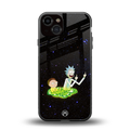rick and morty fo aesthetic back phone cover | glass case for iphone 13