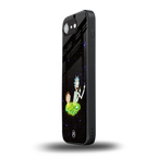 rick and morty fo aesthetic back phone cover | glass case for iphone 16e