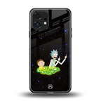 rick and morty fo aesthetic back phone cover | glass case for nothing phone 1