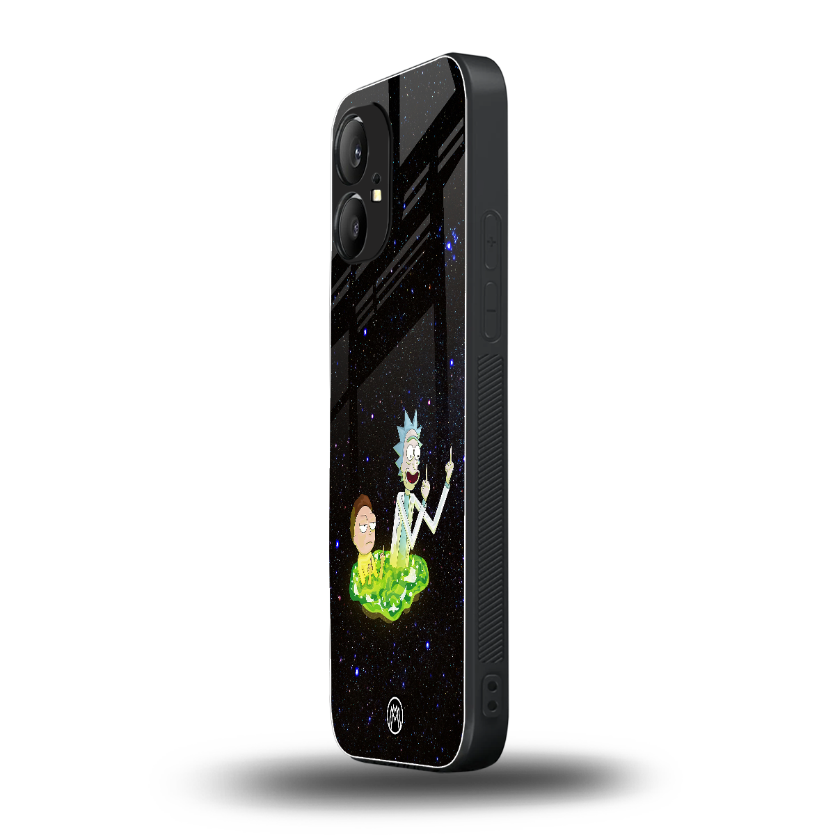 rick and morty fo aesthetic back phone cover | glass case for nothing phone 1