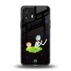 rick and morty fo aesthetic back phone cover | glass case for nothing phone 2
