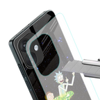 rick and morty fo aesthetic back phone cover | glass case for oneplus nord ce 3