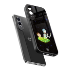 rick and morty fo aesthetic back phone cover | glass case for oneplus nord ce 4 lite