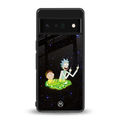 rick and morty fo aesthetic back phone cover | glass case for google pixel 6 pro