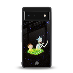 rick and morty fo aesthetic back phone cover | glass case for google pixel 6