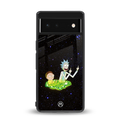 rick and morty fo aesthetic back phone cover | glass case for Google Pixel 6A